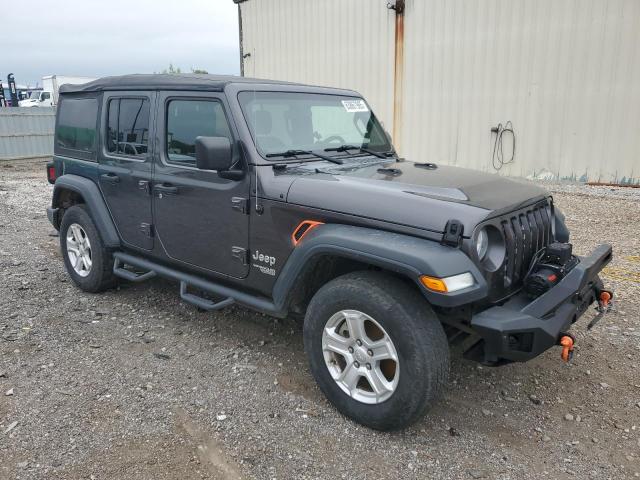 1C4HJXDG8KW613841 - 2019 JEEP WRANGLER U SPORT Մոխրագույն լուսանկար 4