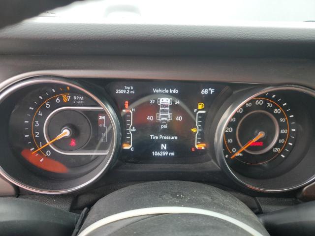 1C4HJXDG8KW613841 - 2019 JEEP WRANGLER U SPORT Մոխրագույն լուսանկար 9