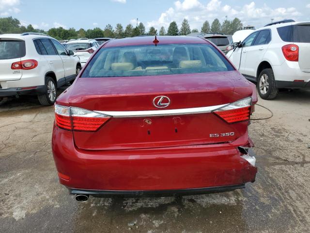 JTHBK1GG9E2133443 - 2014 LEXUS ES 350 BURGUNDY photo 6