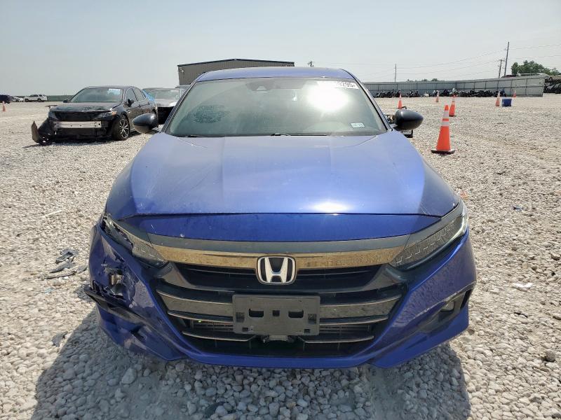 1HGCV2F32NA012889 - 2022 HONDA ACCORD SPORT Көк фото 10