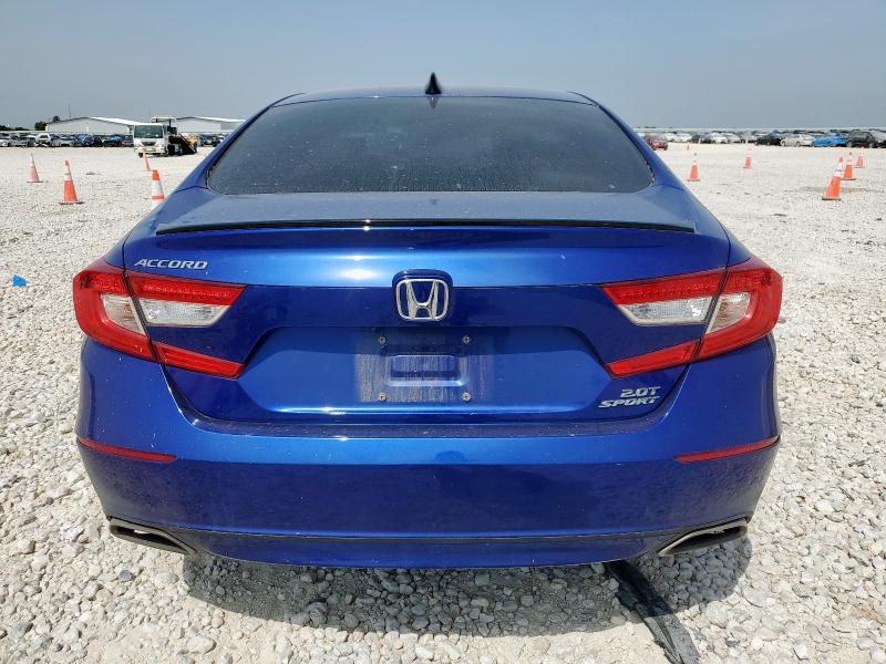 1HGCV2F32NA012889 - 2022 HONDA ACCORD SPORT Көк фото 11