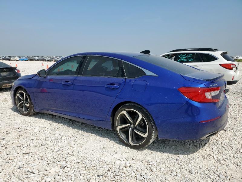 1HGCV2F32NA012889 - 2022 HONDA ACCORD SPORT Көк фото 4
