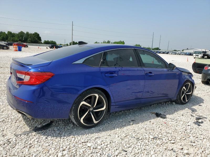 1HGCV2F32NA012889 - 2022 HONDA ACCORD SPORT Көк фото 5