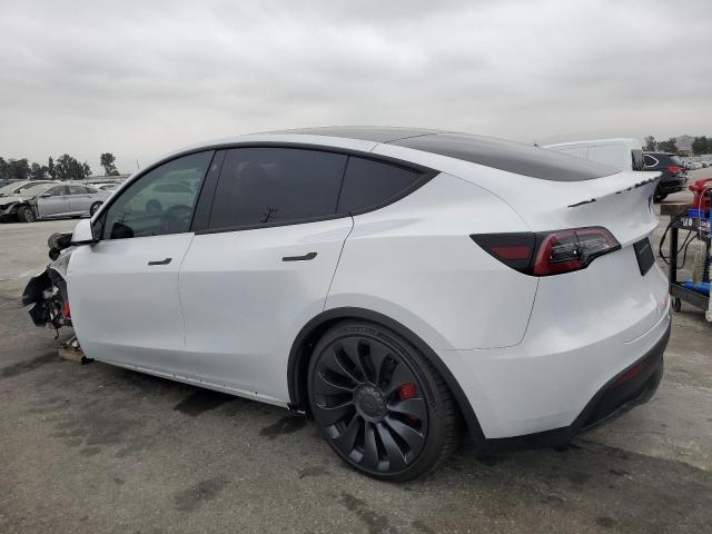 7SAYGDEF5NF487310 - 2022 TESLA MODEL Y WHITE photo 2