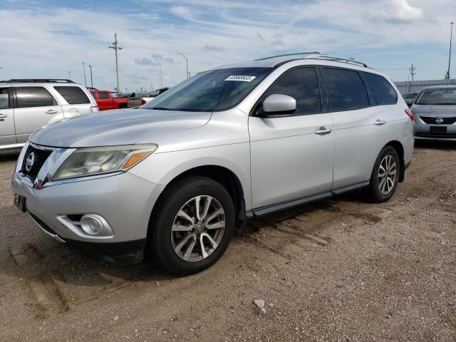 5N1AR2MM2DC628905 - 2013 NISSAN PATHFINDER S SILVER photo 1