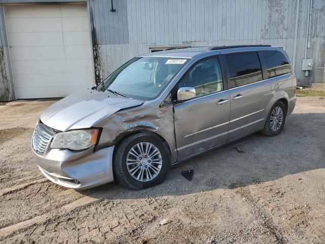 2C4RC1CG3DR705285 - 2013 CHRYSLER TOWN & COU TOURING L GRAY photo 1