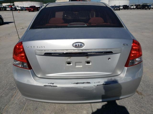 KNAFE121485518552 - 2008 KIA SPECTRA EX SILVER photo 6