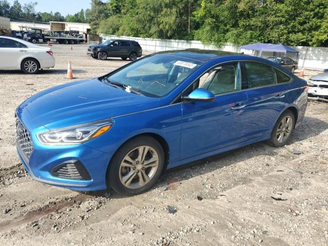 5NPE34AF7KH742327 - 2019 HYUNDAI SONATA LIMITED BLUE photo 1