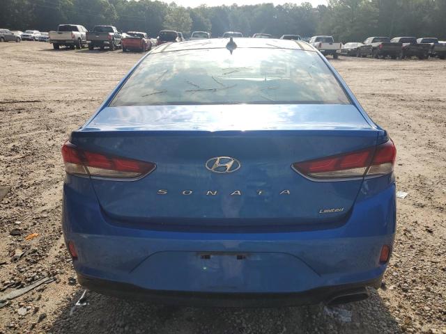 5NPE34AF7KH742327 - 2019 HYUNDAI SONATA LIMITED BLUE photo 6