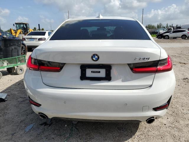 3MW5R1J04L8B08970 - 2020 BMW 330I WHITE photo 6