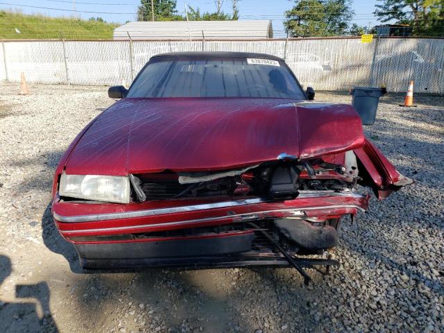 1G6VS3397PU126485 - 1993 CADILLAC ALLANTE RED photo 5