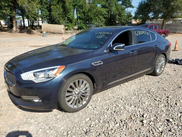 KNALW4D40F6019358 - 2015 KIA K900 BLUE photo 1