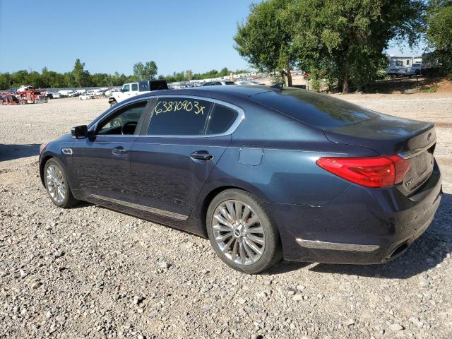 KNALW4D40F6019358 - 2015 KIA K900 BLUE photo 2