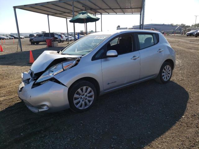 1N4AZ0CPXDC422600 - 2013 NISSAN LEAF S SILVER photo 1