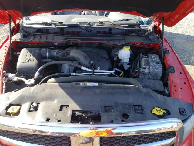 1C6RR6TT8KS728847 - 2019 RAM 1500 CLASS SLT Қызыл фото 11