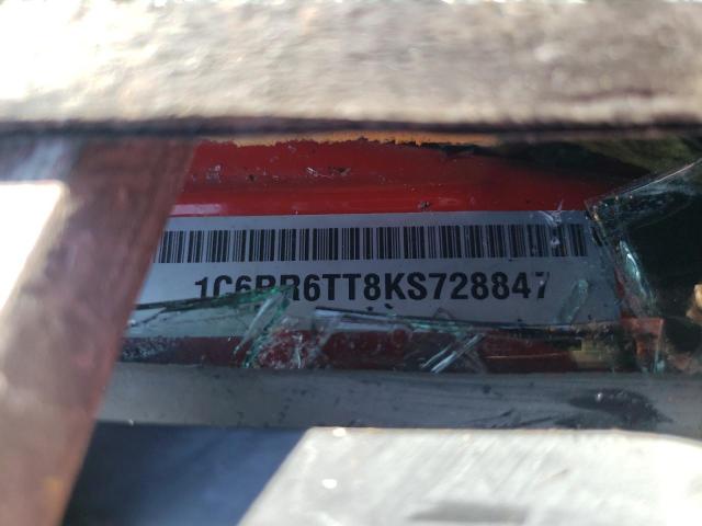 1C6RR6TT8KS728847 - 2019 RAM 1500 CLASS SLT Қызыл фото 13