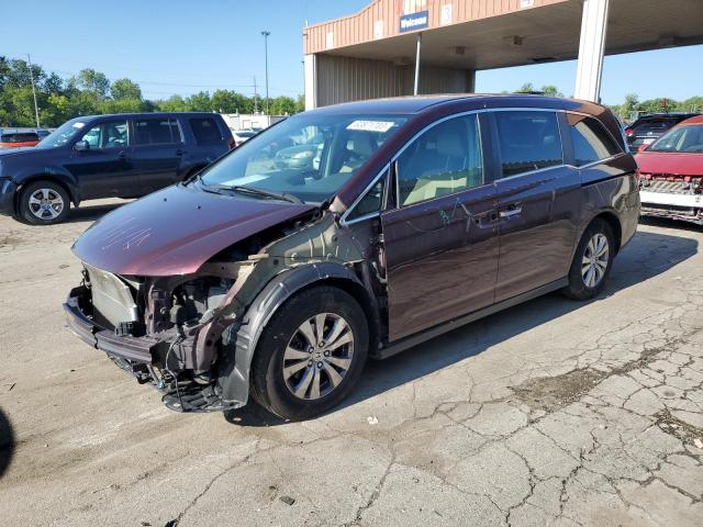 5FNRL5H42EB065668 - 2014 HONDA ODYSSEY EX RED photo 1