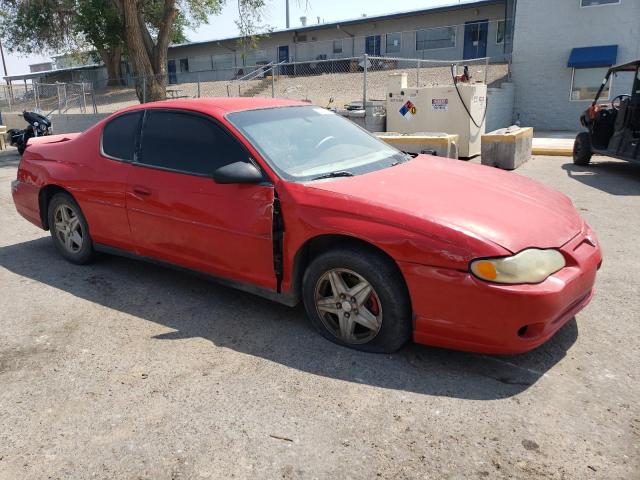 2G1WW12E349285692 - 2004 CHEVROLET MONTE CARL LS RED photo 4