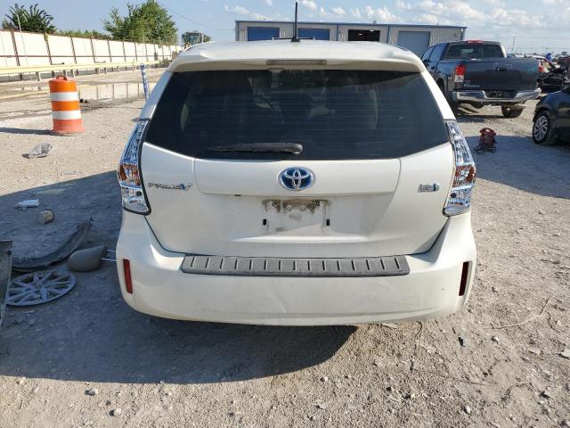 JTDZN3EU4C3176655 - 2012 TOYOTA PRIUS V WHITE photo 6