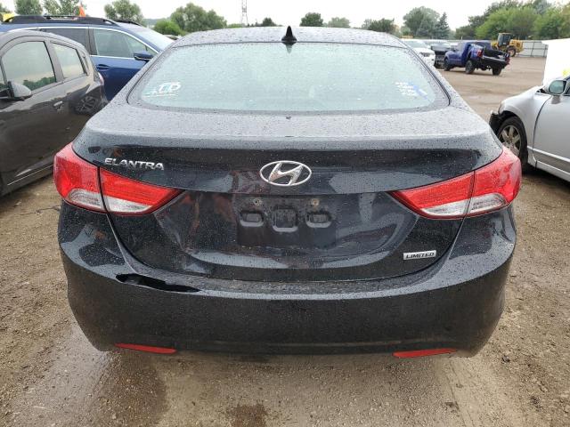 5NPDH4AE6DH403615 - 2013 HYUNDAI ELANTRA GLS BLACK photo 6