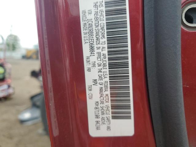 1C4NJRBB1ED600841 - 2014 JEEP PATRIOT SPORT RED photo 12