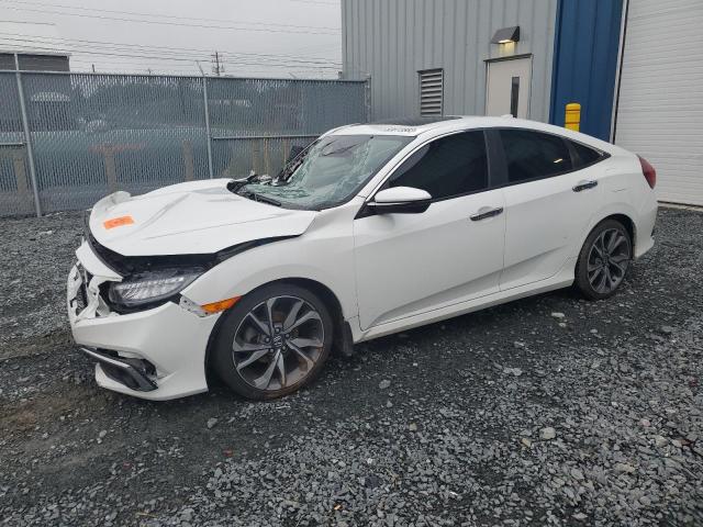 2HGFC1F99KH106251 - 2019 HONDA CIVIC TOURING WHITE photo 1