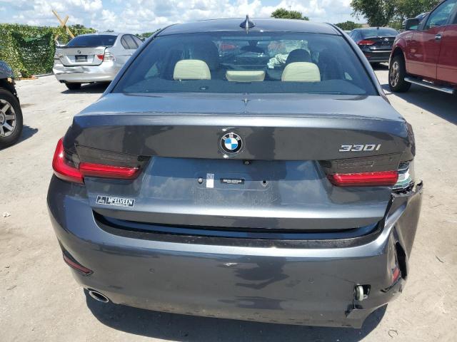 3MW5R1J05M8B70220 - 2021 BMW 330I GRAY photo 6