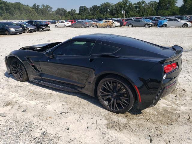 1G1YY2D72H5105967 - 2017 CHEVROLET CORVETTE GRAND SPORT 2LT BLACK photo 2