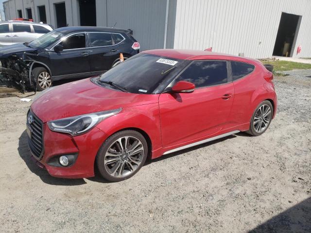 KMHTC6AE3GU300700 - 2016 HYUNDAI VELOSTER TURBO RED photo 1