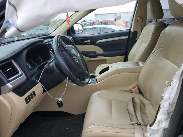 5TDJKRFH1ES067369 - 2014 TOYOTA HIGHLANDER XLE Սև լուսանկար 7