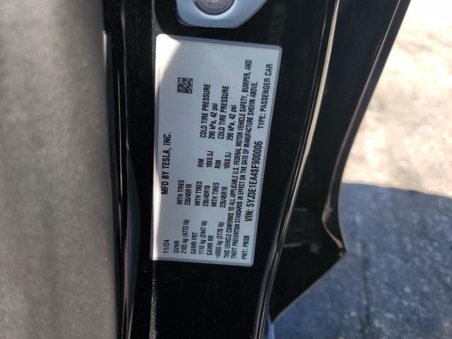 5YJ3E1EA4SF900006 - 2025 TESLA MODEL 3 Qara foto 12