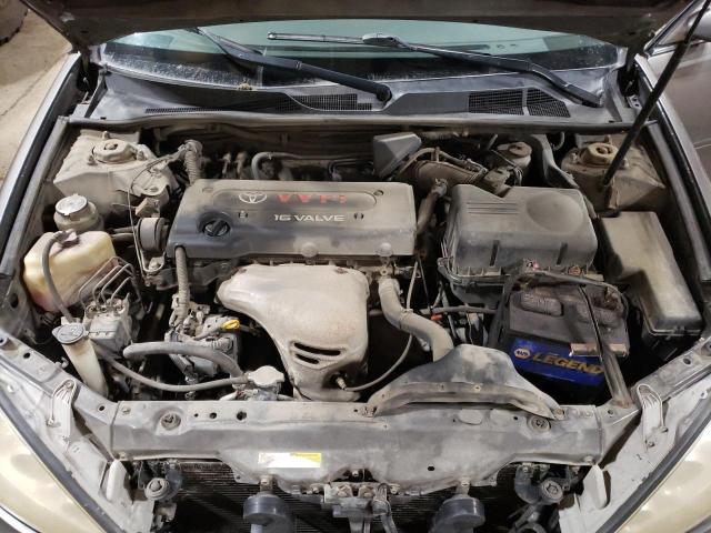 JTDBE32K853026135 - 2005 TOYOTA CAMRY LE GRAY photo 11