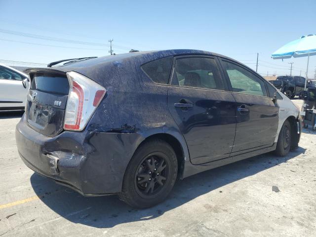 JTDKN3DU8C1574269 - 2012 TOYOTA PRIUS BLUE photo 3