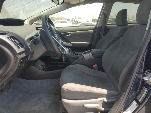 JTDKN3DU8C1574269 - 2012 TOYOTA PRIUS BLUE photo 7