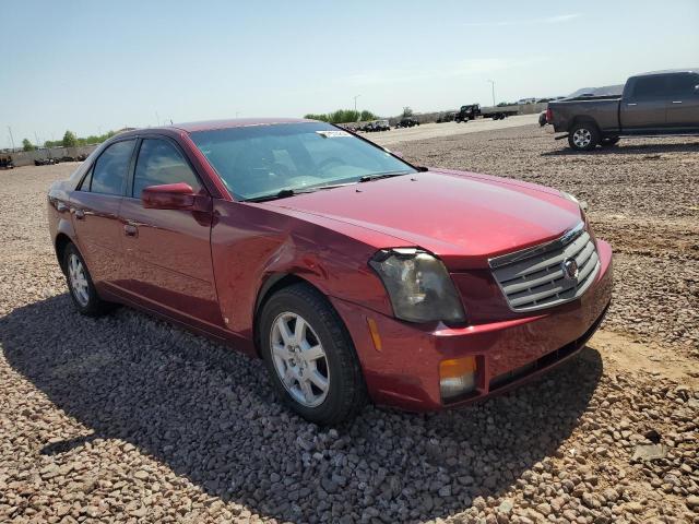 1G6DM57T270110824 - 2007 CADILLAC CTS BURGUNDY photo 4