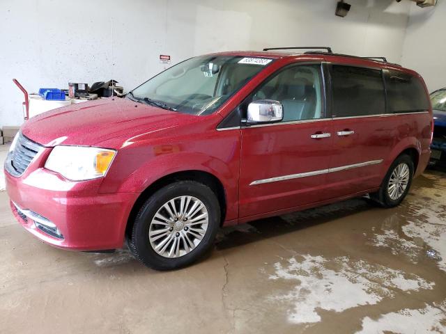 2C4RC1CG9DR647456 - 2013 CHRYSLER TOWN & COU TOURING L RED photo 1