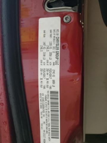 2C4RC1CG9DR647456 - 2013 CHRYSLER TOWN & COU TOURING L RED photo 13