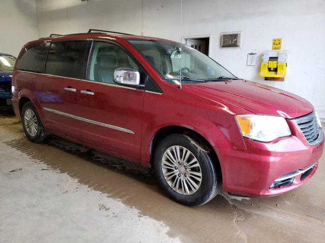 2C4RC1CG9DR647456 - 2013 CHRYSLER TOWN & COU TOURING L RED photo 4