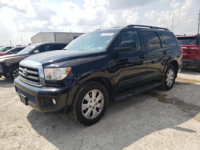 5TDZY64AX8S012266 - 2008 TOYOTA SEQUOIA SR5 BLACK photo 1