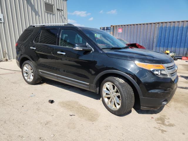 1FM5K8D87FGC61023 - 2015 FORD EXPLORER XLT შავი ფოტო 4