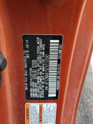 JF1ZNAA15E9710090 - 2014 TOYOTA SCION FR-S ORANGE photo 12