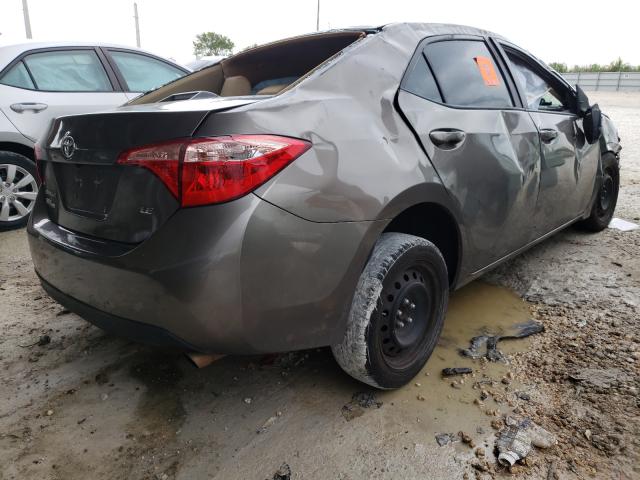 2T1BURHE0JC093420 - 2018 TOYOTA COROLLA L Коричневый фото 4
