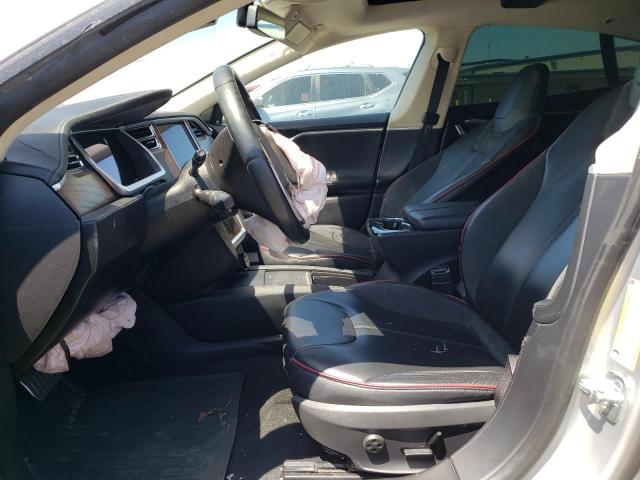 5YJSA1DP8DFP04232 - 2013 TESLA MODEL S Silber Foto 7