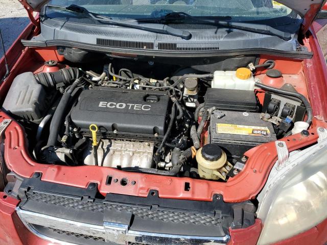 KL1TD5DE8BB265414 - 2011 CHEVROLET AVEO LS 红色 照片 11