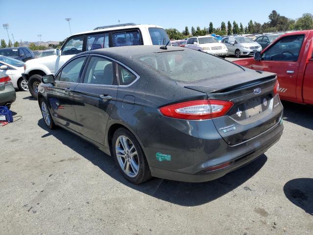 3FA6P0SU8FR281467 - 2015 FORD FUSION TITANIUM PHEV GREEN photo 2