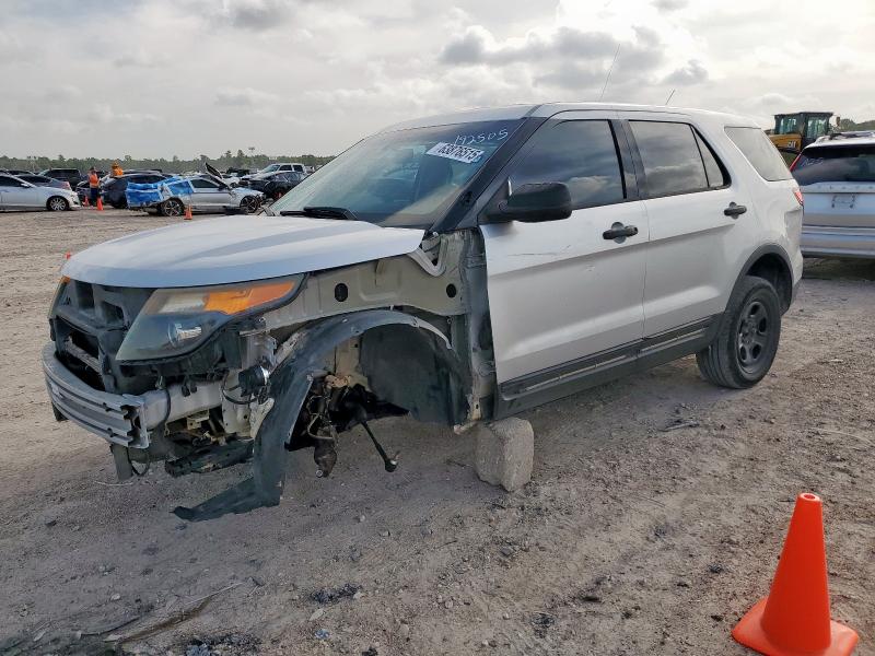 1FM5K8ARXFGA88269 - 2015 FORD EXPLORER POLICE INTERCEPTOR SILVER photo 1