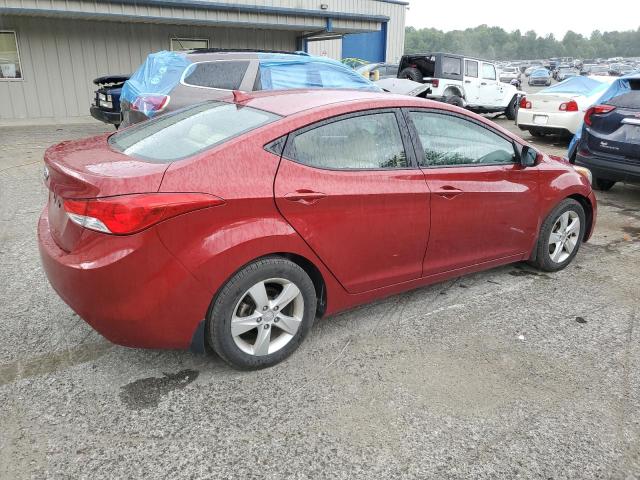 KMHDH4AE8CU433473 - 2012 HYUNDAI ELANTRA GLS RED photo 3