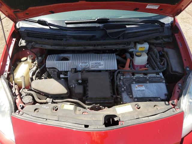 JTDKN3DUXA0047997 - 2010 TOYOTA PRIUS RED photo 11