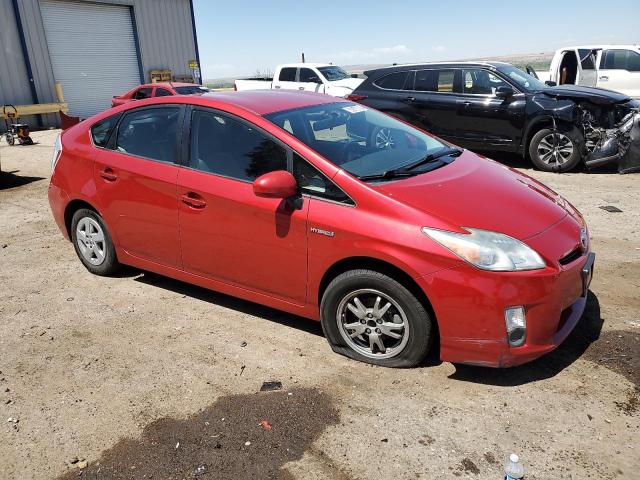 JTDKN3DUXA0047997 - 2010 TOYOTA PRIUS RED photo 4