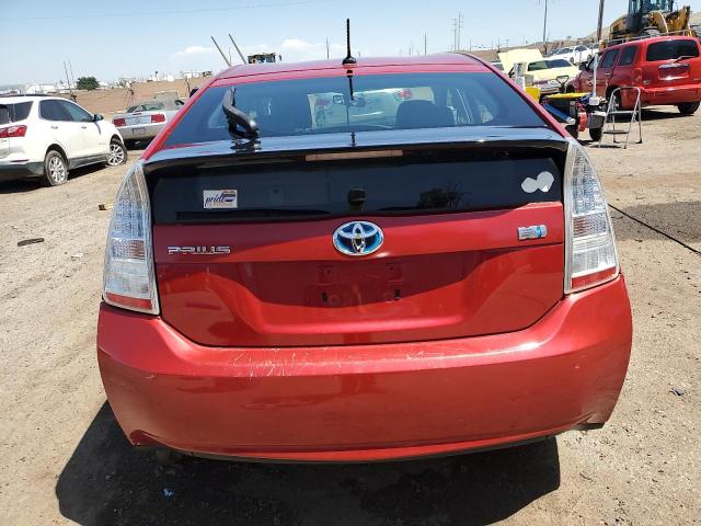 JTDKN3DUXA0047997 - 2010 TOYOTA PRIUS RED photo 6